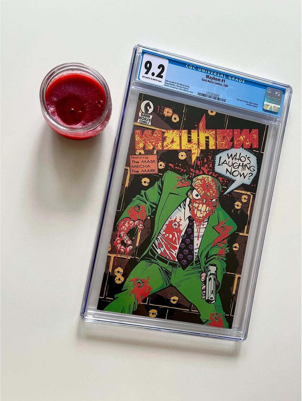 Mayhem #1 (1989) CGC 9.2 Graded Comic Book | 1st Appearance of The Mask